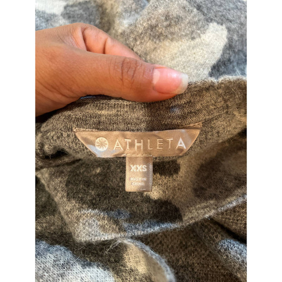 Athleta Camo Alpaca Merino Wool Blend Sweater - Picture 6 of 8